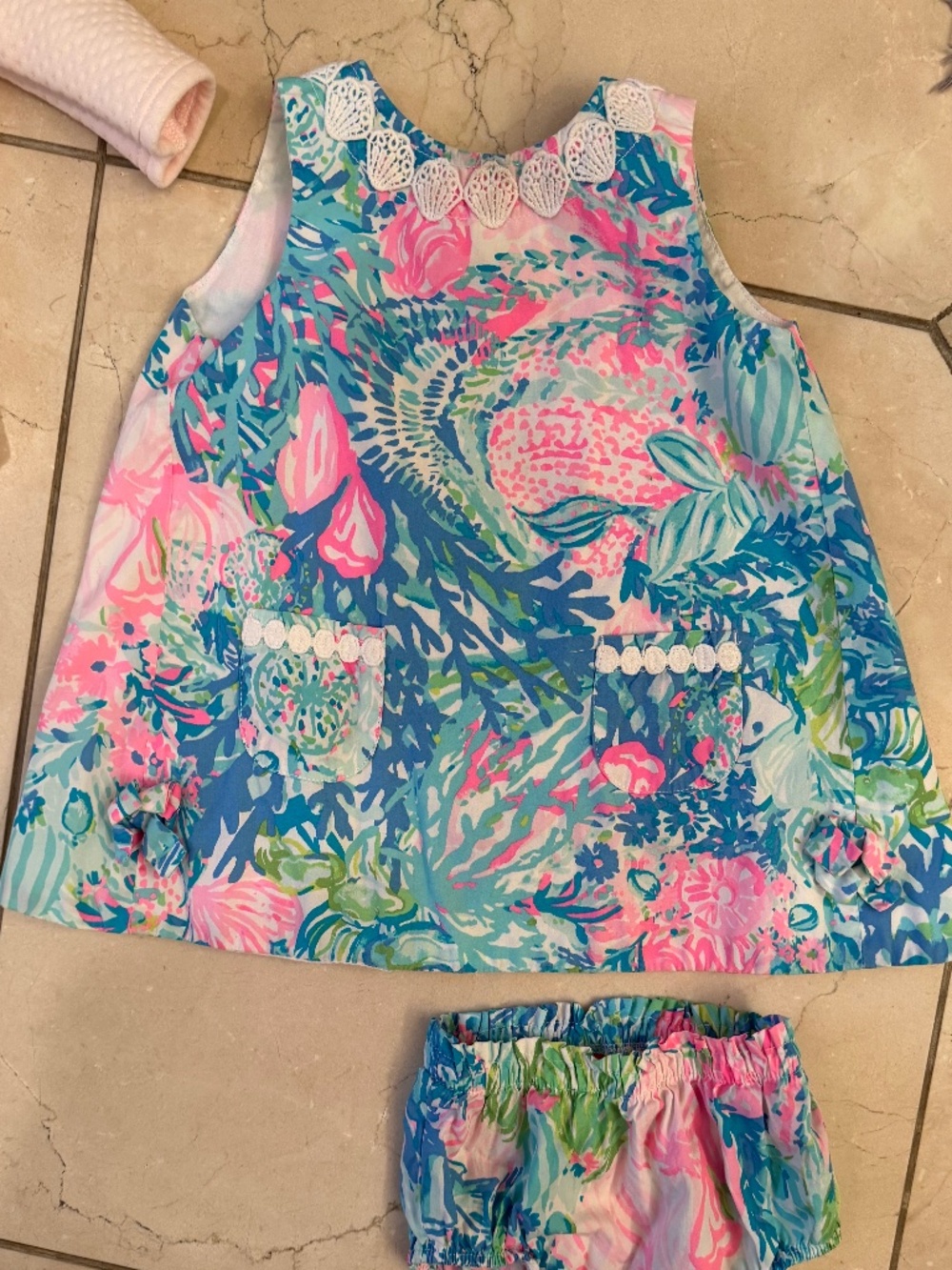 12-18 month old Lily Pulitzer dress with diaper cover